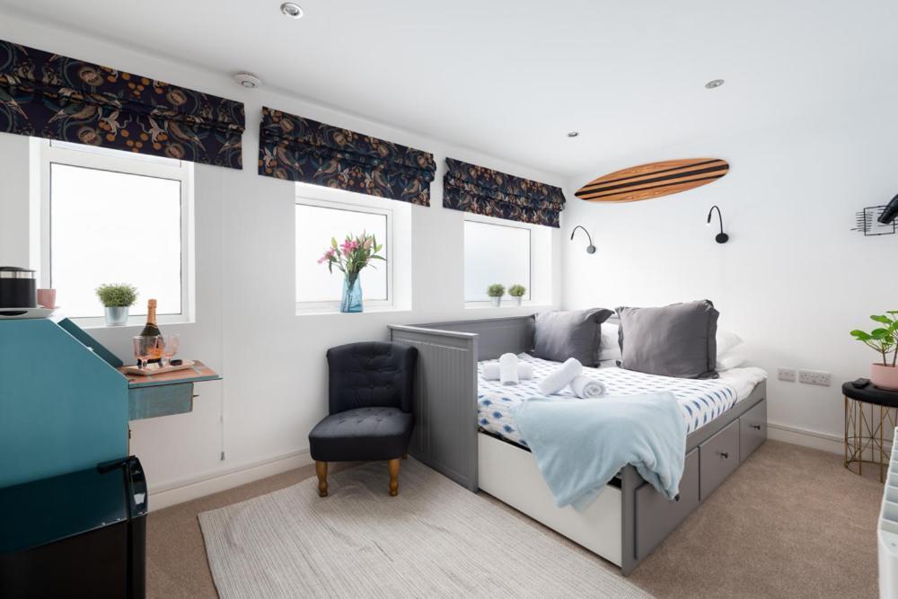 Trig-Private Studio, Courtyard, Walk To Fistral New Quay Exterior foto