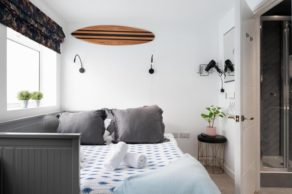 Trig-Private Studio, Courtyard, Walk To Fistral New Quay Exterior foto